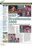 Scan de la preview de WWF Wrestlemania 2000 paru dans le magazine Magazine 64 22, page 1