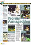 Scan of the preview of Worms Armageddon published in the magazine Magazine 64 22, page 1