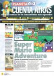 Scan de la preview de Paper Mario paru dans le magazine Magazine 64 22, page 6