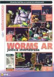 Scan de la preview de Worms Armageddon paru dans le magazine Magazine 64 23, page 8