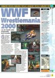 Scan of the preview of WWF Wrestlemania 2000 published in the magazine Magazine 64 24, page 19