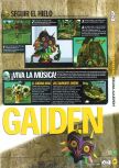 Scan of the preview of The Legend Of Zelda: Majora's Mask published in the magazine Magazine 64 24, page 2