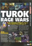 Scan of the review of Turok: Rage Wars published in the magazine Magazine 64 25, page 2
