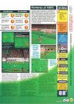 Scan of the review of Michael Owen's World League Soccer 2000 published in the magazine Magazine 64 25, page 4