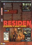 Scan de la preview de Resident Evil 2 paru dans le magazine Magazine 64 25, page 1