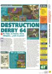 Scan du test de Destruction Derby 64 paru dans le magazine Magazine 64 26, page 1