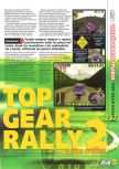 Scan of the preview of Top Gear Rally 2 published in the magazine Magazine 64 27, page 12