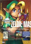 Scan of the preview of The Legend Of Zelda: Majora's Mask published in the magazine Magazine 64 27, page 10