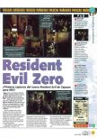 Scan de la preview de Resident Evil 0 paru dans le magazine Magazine 64 28, page 1