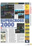 Scan du test de Supercross 2000 paru dans le magazine Magazine 64 28, page 1