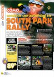 Scan de la soluce de South Park Rally paru dans le magazine Magazine 64 29, page 1