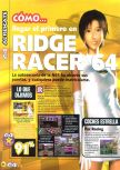 Scan of the walkthrough of Ridge Racer 64 published in the magazine Magazine 64 30, page 1