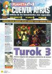 Scan of the preview of Turok 3: Shadow of Oblivion published in the magazine Magazine 64 30, page 20