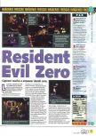 Scan de la preview de Resident Evil 0 paru dans le magazine Magazine 64 31, page 1