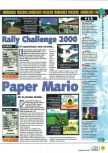 Scan of the preview of Paper Mario published in the magazine Magazine 64 33, page 1