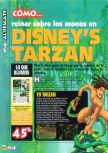 Scan of the walkthrough of Tarzan published in the magazine Magazine 64 33, page 1