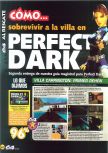 Scan of the walkthrough of Perfect Dark published in the magazine Magazine 64 34, page 1