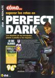 Scan of the walkthrough of Perfect Dark published in the magazine Magazine 64 35, page 1
