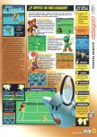 Scan du test de Mario Tennis paru dans le magazine Magazine 64 36, page 6