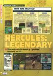 Scan of the review of Hercules: The Legendary Journeys published in the magazine Magazine 64 36, page 1