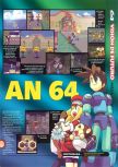 Scan of the preview of Mega Man 64 published in the magazine Magazine 64 37, page 2