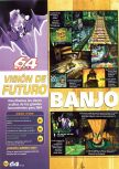 Scan de la preview de Banjo-Tooie paru dans le magazine Magazine 64 38, page 1