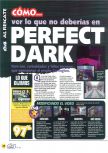Scan of the walkthrough of Perfect Dark published in the magazine Magazine 64 39, page 1