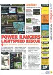 Scan du test de Power Rangers Lightspeed Rescue paru dans le magazine Magazine 64 40, page 1