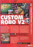 Scan de la preview de Custom Robo V2 paru dans le magazine Magazine 64 41, page 2