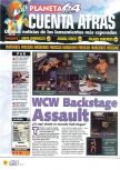 Scan de la preview de WCW Backstage Assault paru dans le magazine Magazine 64 41, page 1