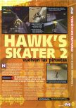 Scan of the preview of Tony Hawk's Pro Skater 2 published in the magazine Magazine 64 43, page 2