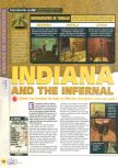 Scan of the review of Indiana Jones and the Infernal Machine published in the magazine Magazine 64 43, page 1