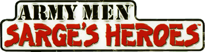 Le logo du jeu Army Men: Sarge's Heroes