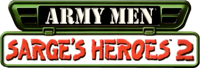 Le logo du jeu Army Men: Sarge's Heroes 2