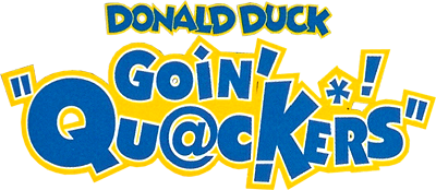 Le logo du jeu Disney's Donald Duck Goin' Quackers