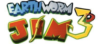 Le logo du jeu Earthworm Jim 3D