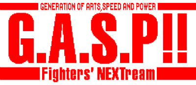 Le logo du jeu G.A.S.P!!: Fighter's NEXTream