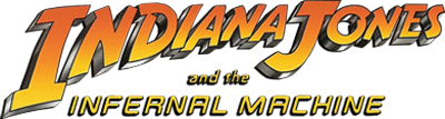 Le logo du jeu Indiana Jones and The Infernal Machine