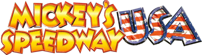 Le logo du jeu Mickey's Speedway USA