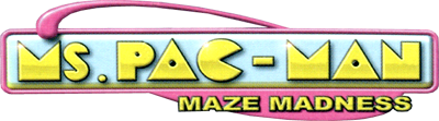 Le logo du jeu Ms. Pac-Man Maze Madness
