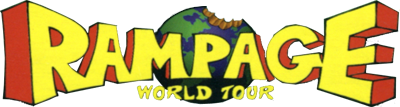 Le logo du jeu Rampage World Tour