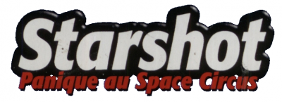 Le logo du jeu Starshot : Panique au Space Circus