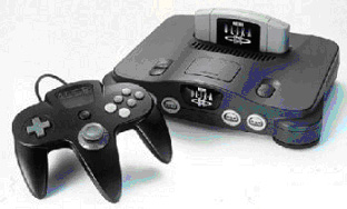 Le premier prototype de la Nintendo 64 à être rendu public, le stick de la manette est plus gros et les boutons ne sont pas colorés.