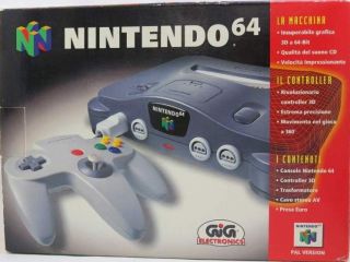 The picture of the Nintendo 64 Classic Pack (Italy) bundle