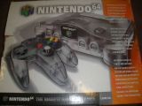 The picture of the Nintendo 64 Colour - Charcoal - The Biggest Names in Games (Australia) bundle