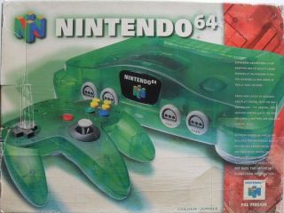 The picture of the Nintendo 64 Colour - Jungle (Australia) bundle