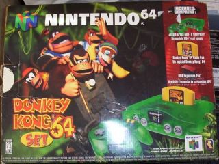 The picture of the Nintendo 64 Donkey Kong 64 Set (Canada) bundle