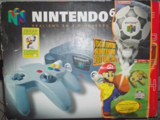 La photo du bundle Nintendo 64 Edição Especial Nintendo Futebol 98 (Brésil)