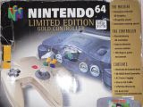 The picture of the Nintendo 64 Limited Edition Gold Controller (Australia) bundle