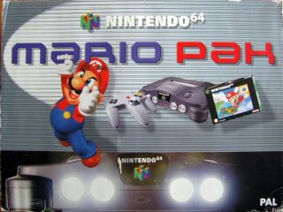 The picture of the Nintendo 64 Mario Pack (Europe) bundle